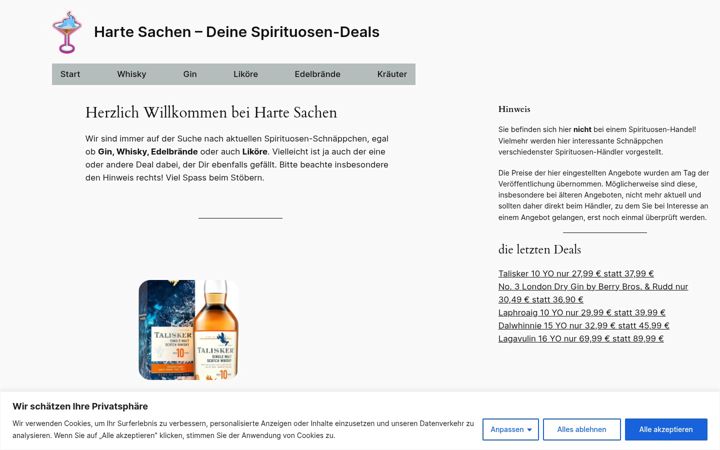 Screenshot of harte-sachen.de