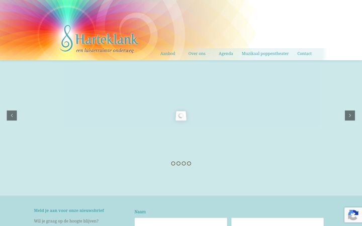 Screenshot of harteklank.nl