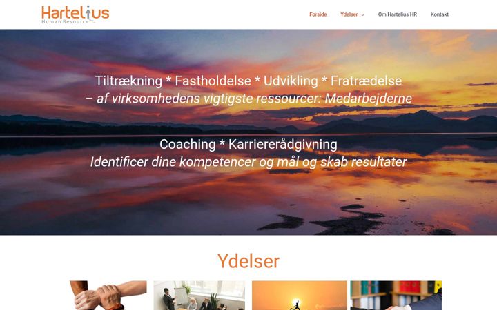 Screenshot of hartelius.info
