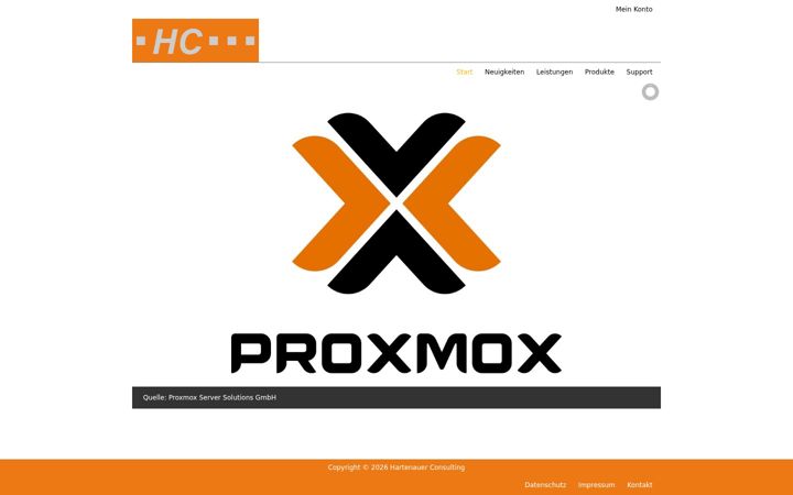 Screenshot of hartenauer.de
