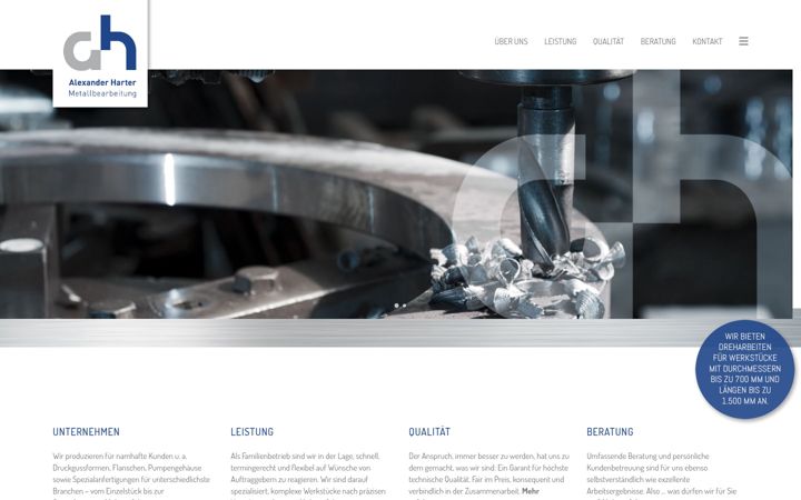 Screenshot of harter-metall.de