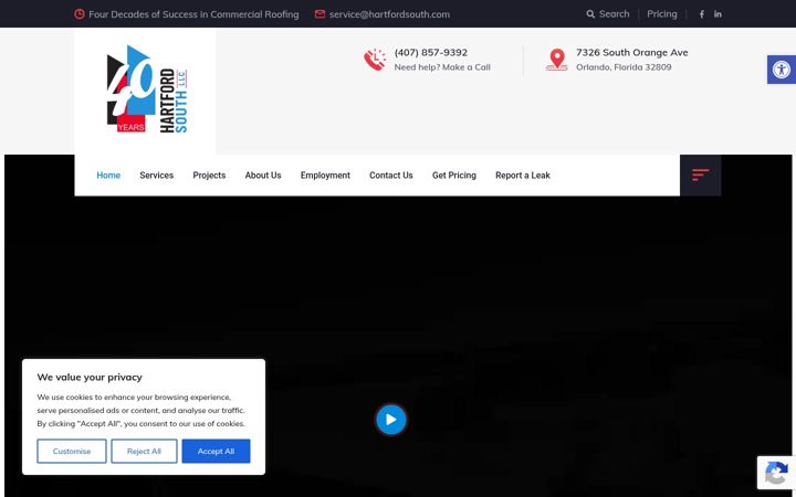 Screenshot of hartfordsouth.com
