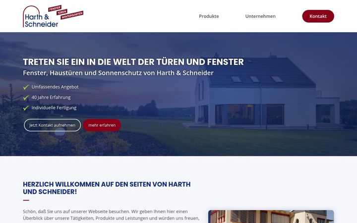 Snimka zaslona za harth-schneider.de