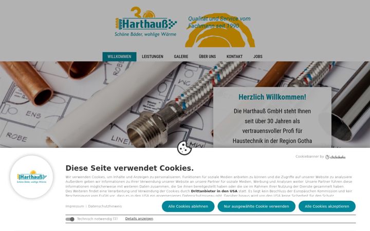 Screenshot of harthauss.de