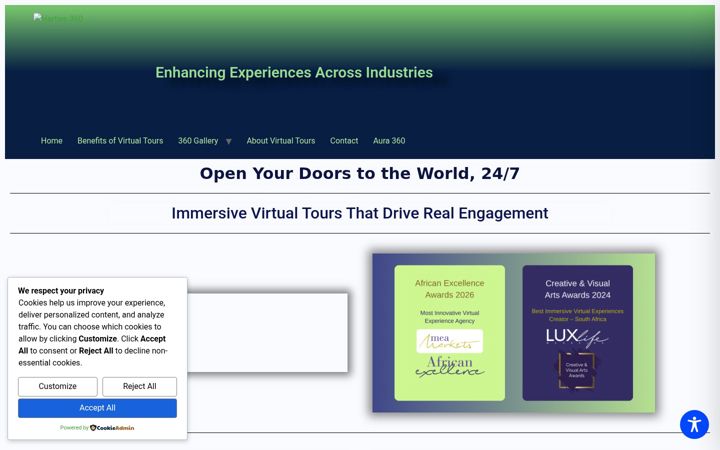 Screenshot of harties360.online