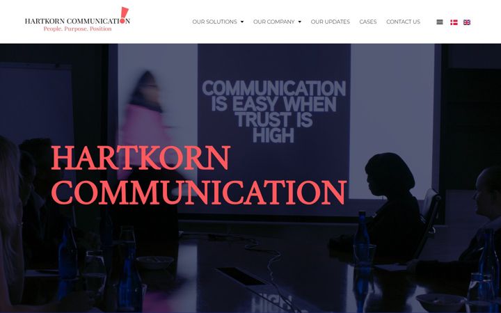 Ekrānuzņēmums no hartkorncommunication.com