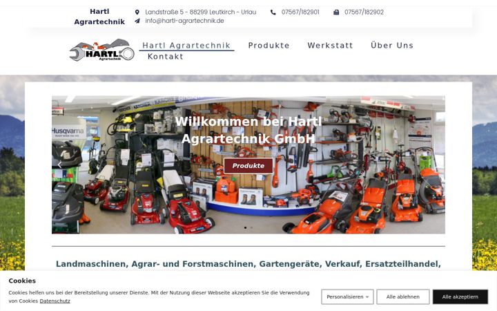 Screenshot of hartl-agrartechnik.de