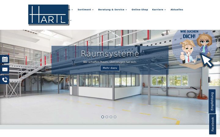 Screenshot of hartl-betriebseinrichtung.de