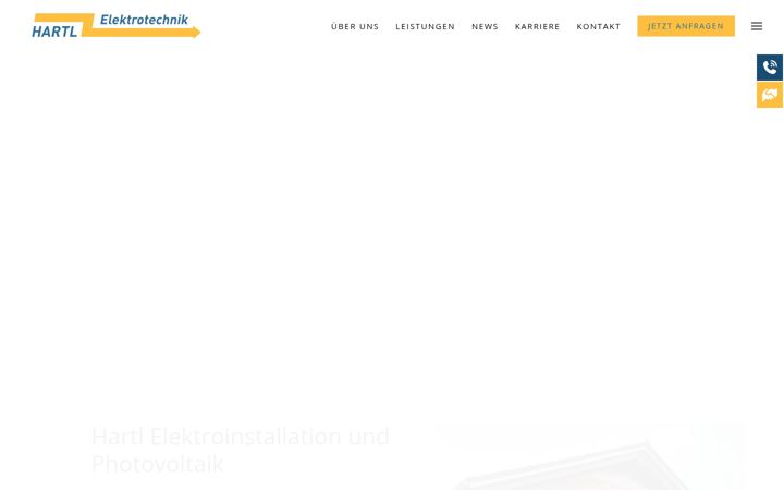 Screenshot of hartl-elektrotechnik.de