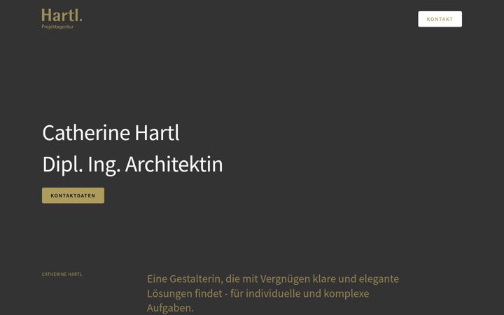 Screenshot of hartl-projektagentur.de