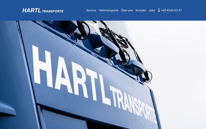 Screenshot of hartl-transporte.at