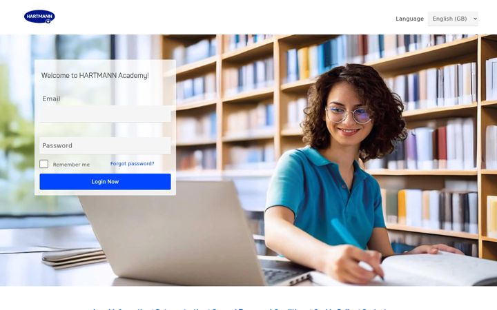 Screenshot of hartmann-academy.info