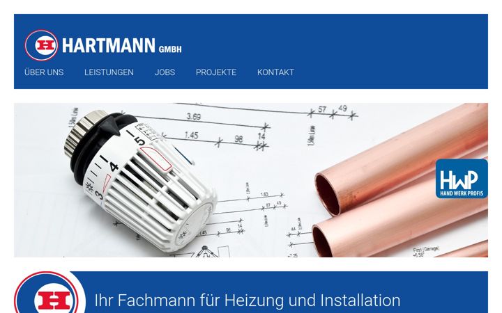 Screenshot of hartmann-aresing.de