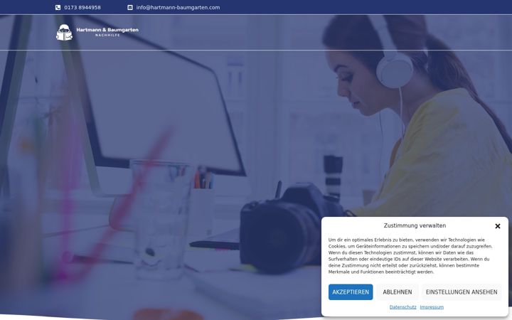 Screenshot of hartmann-baumgarten.com