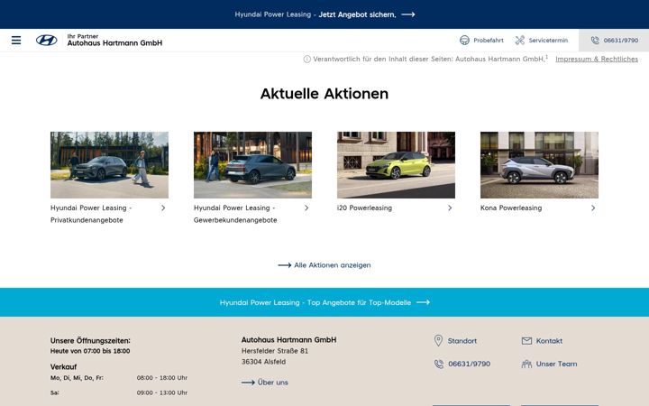 Screenshot of hartmann-cars.de