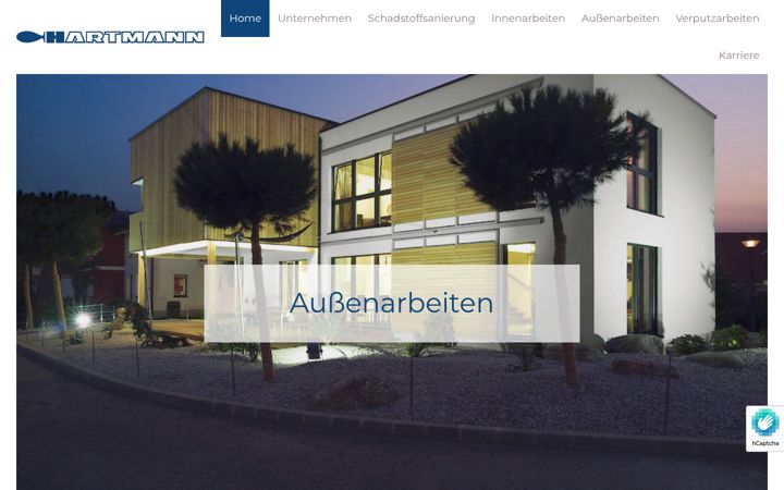 Screenshot of hartmann-gemuenden.de