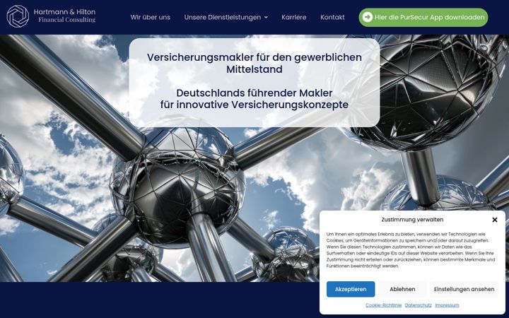 Screenshot of hartmann-hilton.de