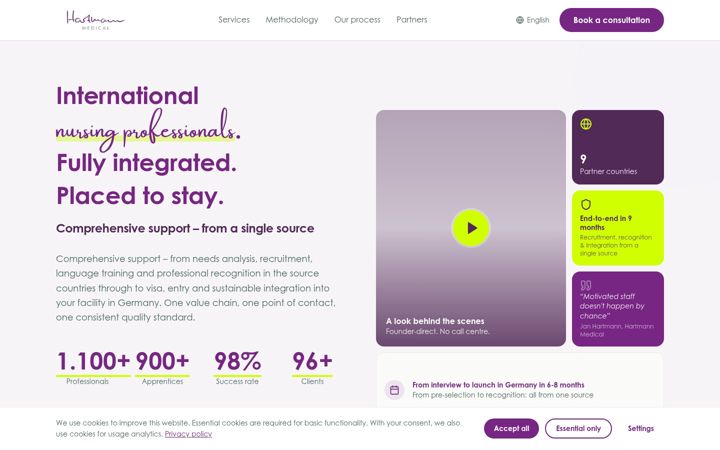 Screenshot of hartmann-medical.com