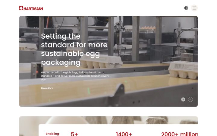 Screenshot of hartmann-packaging.eu