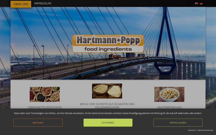 Screenshot stránky hartmann-popp.de