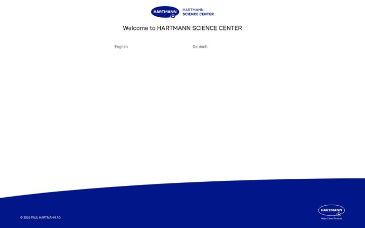 Screenshot of hartmann-science-center.com
