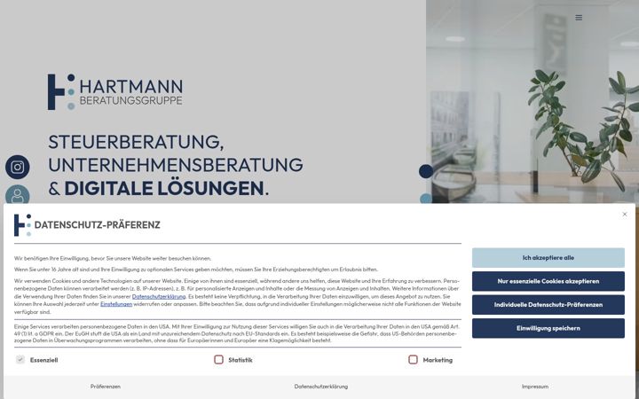 Screenshot of hartmann-wp.de