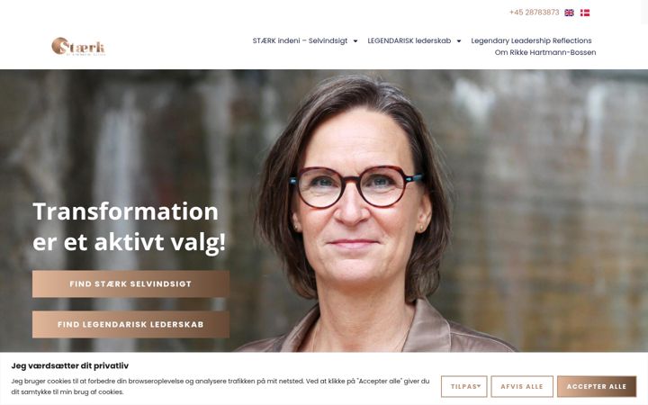 Screenshot of hartmannbossen.dk
