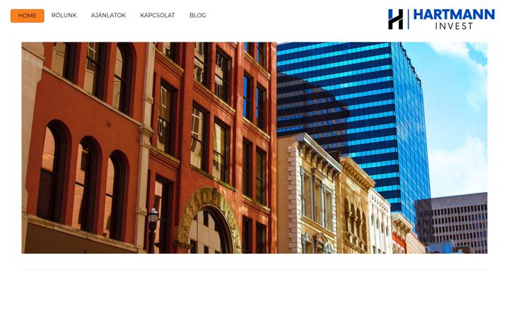 Screenshot of hartmanninvest.hu