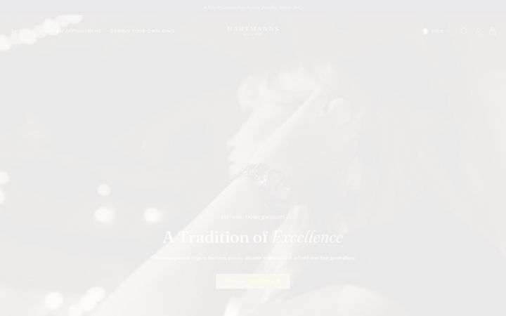 Screenshot of hartmanns.ie