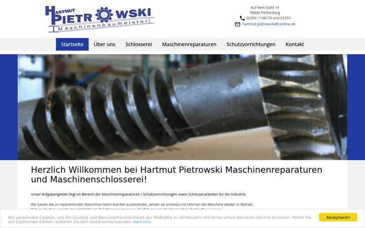 Screenshot of hartmut-pietrowski.de