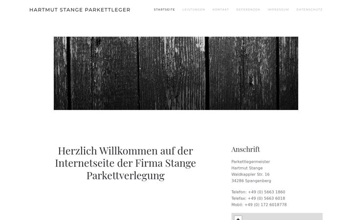 Screenshot of hartmut-stange.de