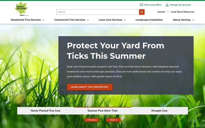 Screenshot of hartney.com