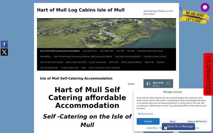 Screenshot of hartofmull.co.uk
