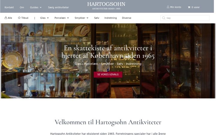 Screenshot of hartogsohn.dk