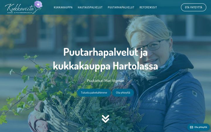 Screenshot of hartolankukkakauppa.fi