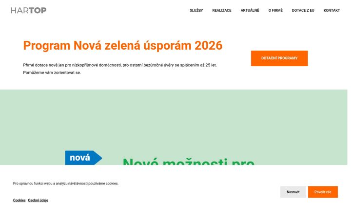 Screenshot of hartop.cz