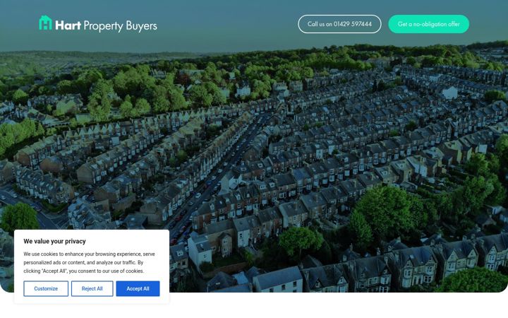 Screenshot of hartpropertybuyers.co.uk