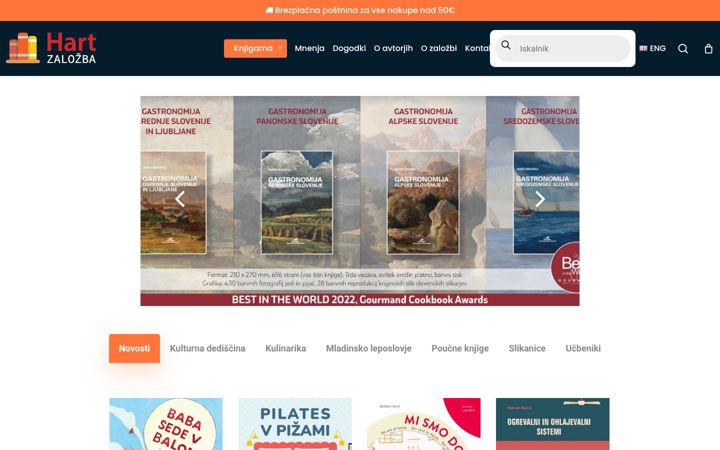 Zrzut ekranu hartpublishing.si