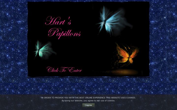 Screenshot of harts-papillons.com