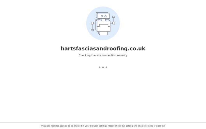 Screenshot of hartsfasciasandroofing.co.uk