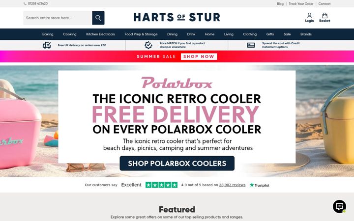 Screenshot von hartsofstur.com