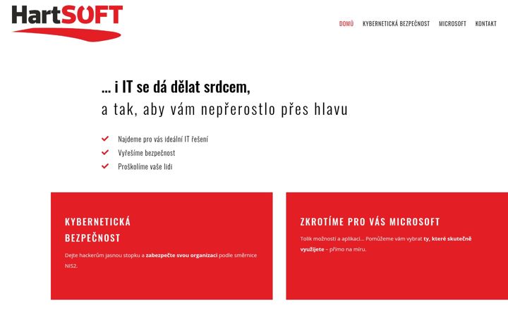 Screenshot of hartsoft.cz