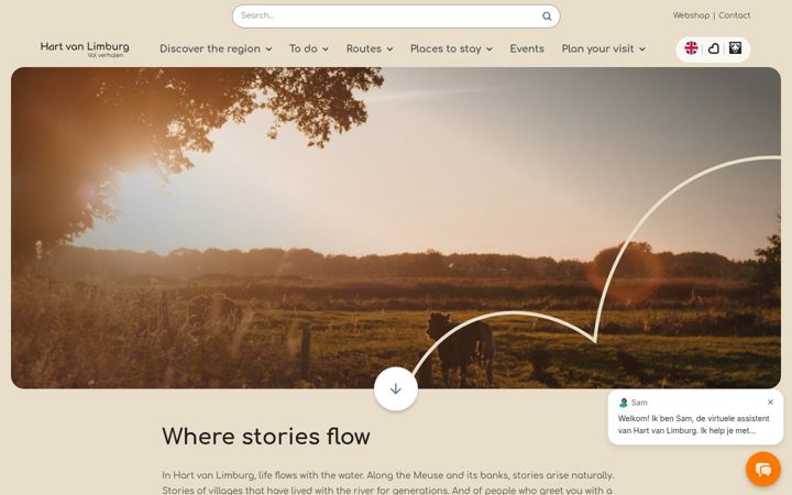 Screenshot of hartvanlimburg.nl