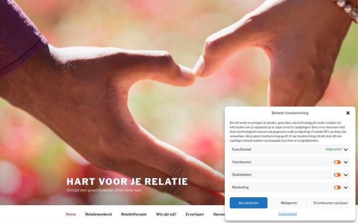 Screenshot of hartvoorjerelatie.nl
