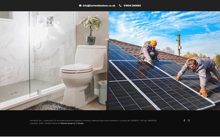 Screenshot of hartwellandson.co.uk