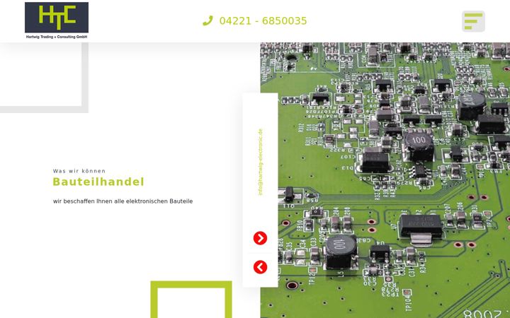 Screenshot of hartwig-electronic.de