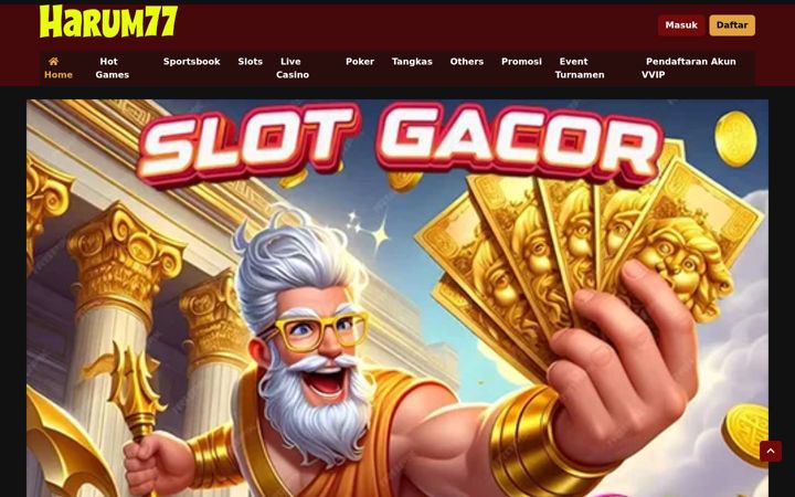 Screenshot of harum77.org