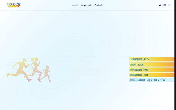 Screenshot of harvestrun.ro