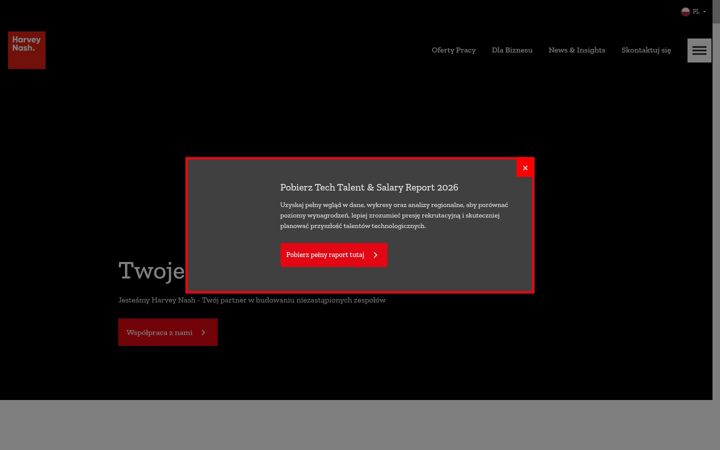 Screenshot di harveynash.pl