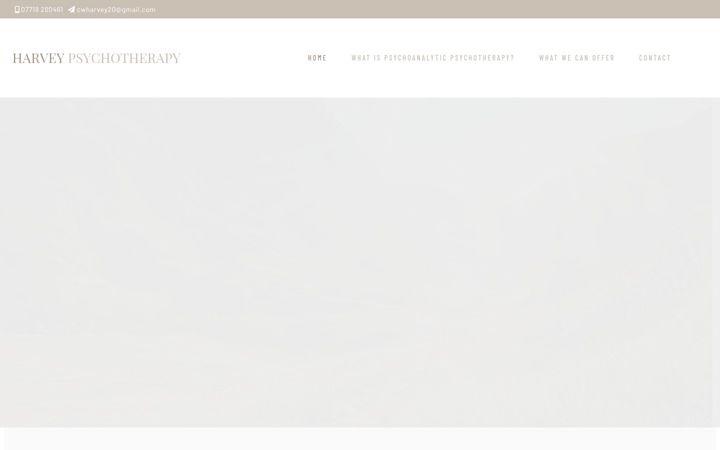 Screenshot of harveypsychotherapy.com